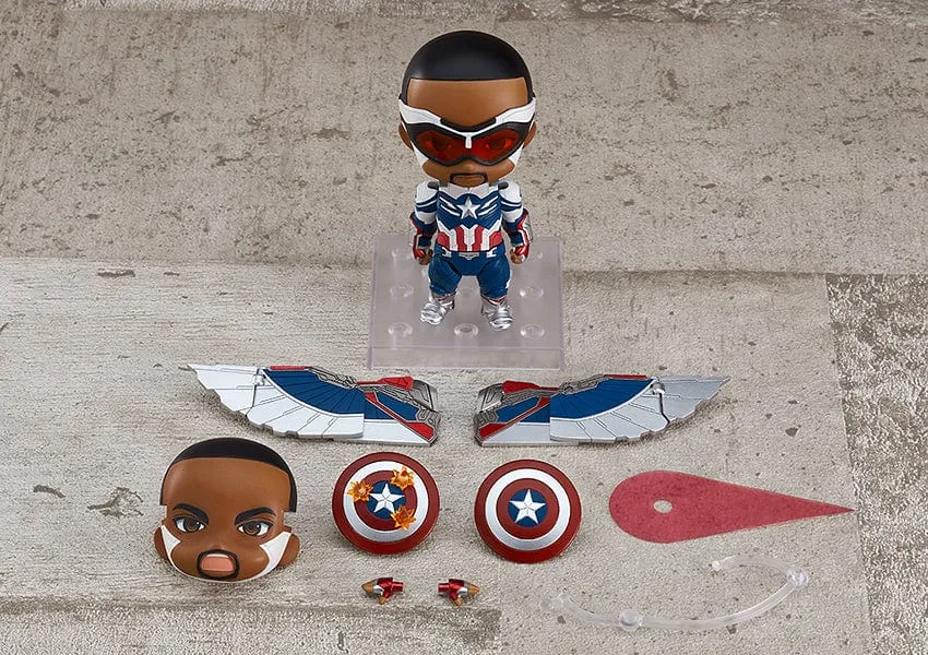 1618-DX Nendoroid Captain America (Sam Wilson) DX