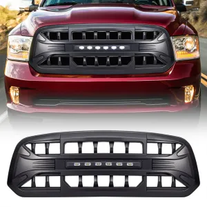 AMERICAN MODIFIED Armor Grille for 13-18 Dodge Ram 1500, 19-23 Ram 1500, Black