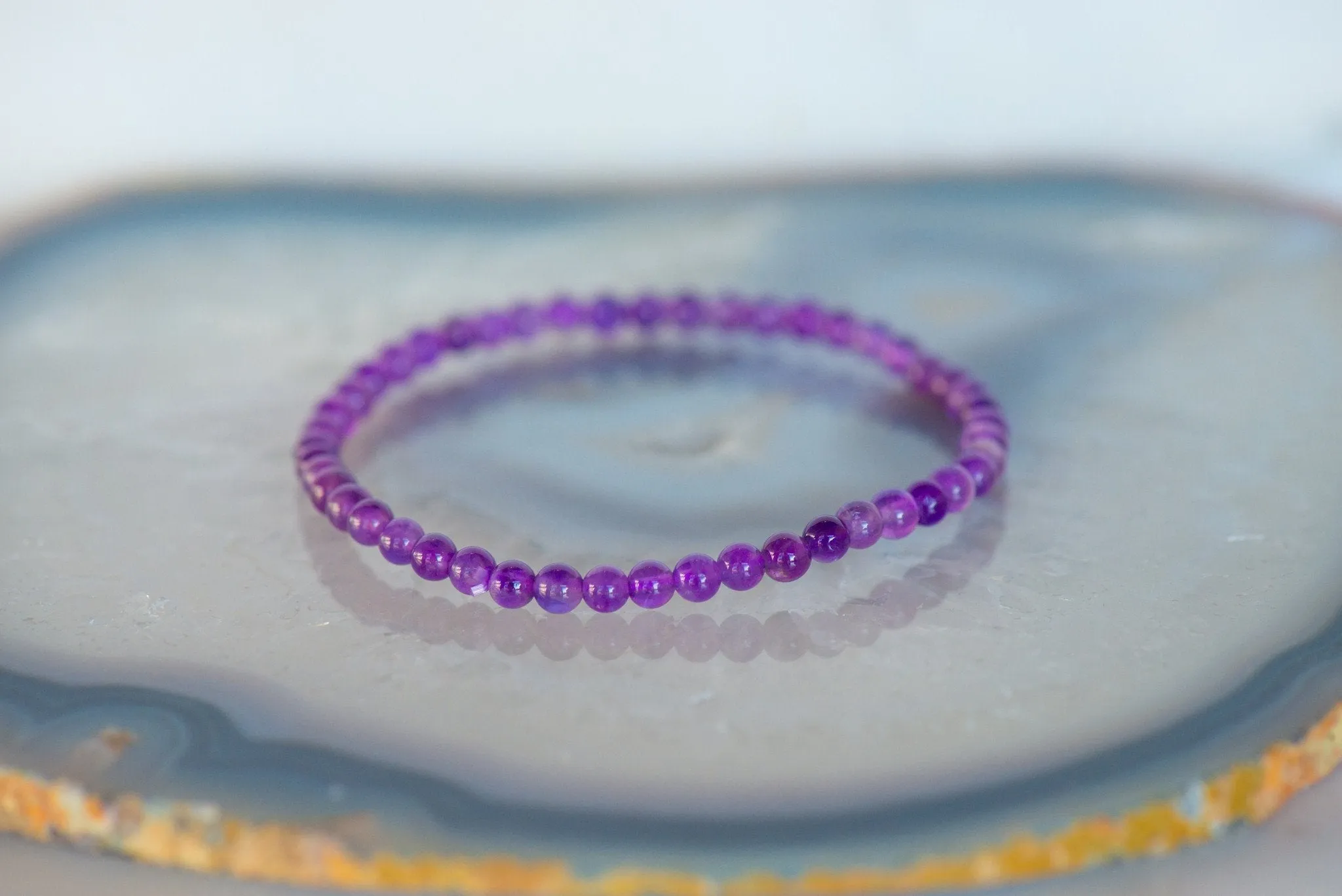 Amethyst Dainty Bracelet