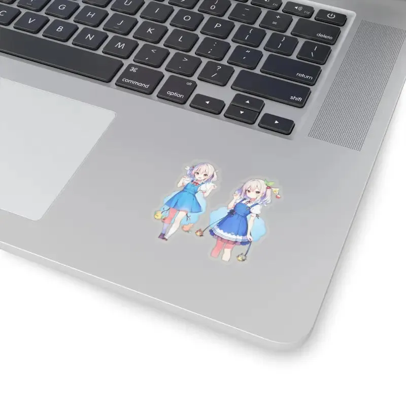 Anime Style Girls Kiss Cut Stickers: Add Fun Flair Anywhere!