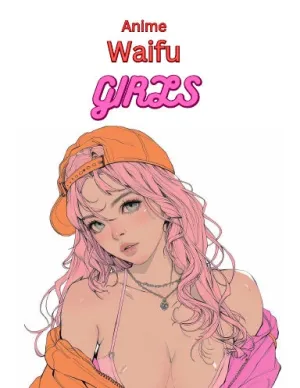 Anime Waifu Girls Coloring book