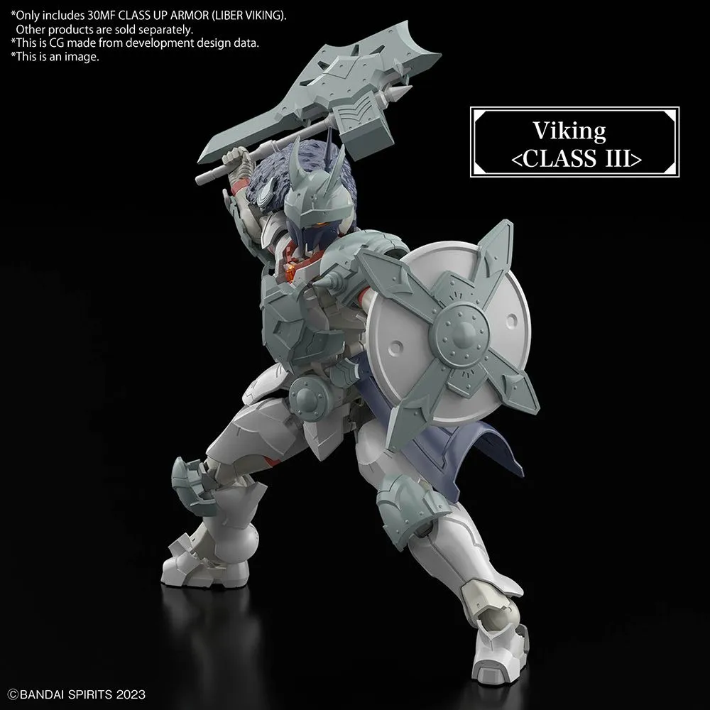 Bandai 30 Minutes Fantasy 30MF A-07 1/144 Class-Up Armor (Liber Viking) Accessory Model Kit (Japan Ver.)