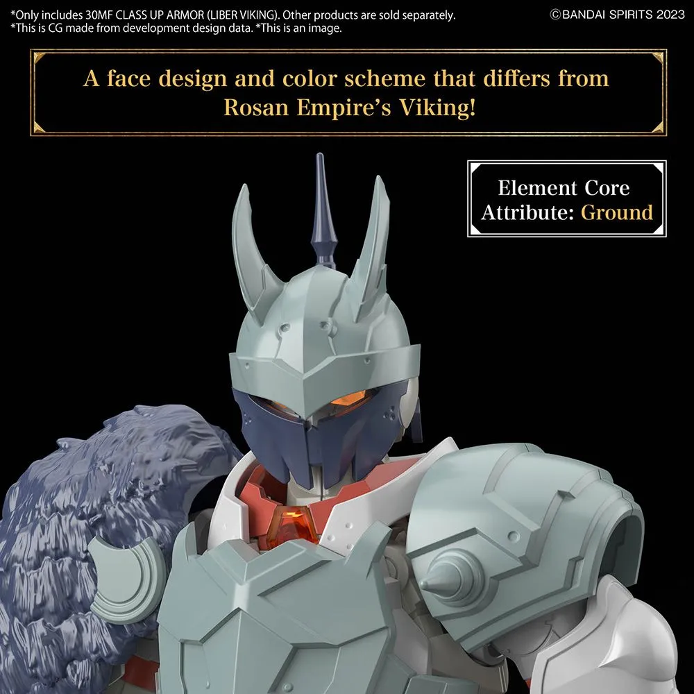 Bandai 30 Minutes Fantasy 30MF A-07 1/144 Class-Up Armor (Liber Viking) Accessory Model Kit (Japan Ver.)