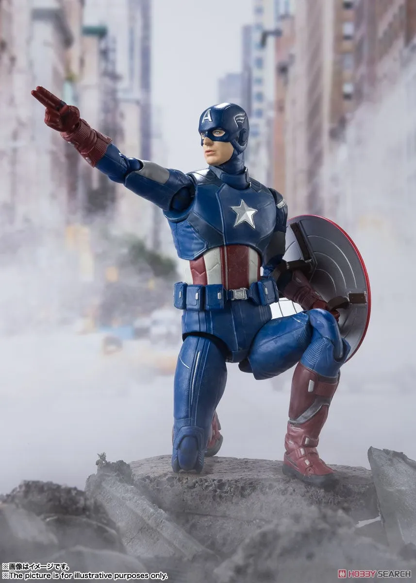 Bandai S.H.Figuarts Captain America Battle Damage Edition (Avengers)