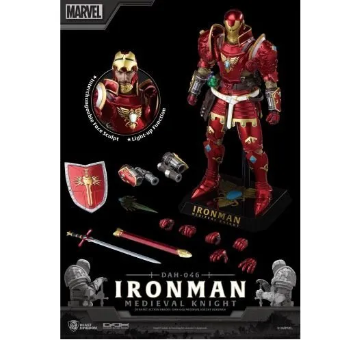 Beast Kingdom Medieval Knight Iron Man DAH-046 Dynamic 8-Ction Action Figure