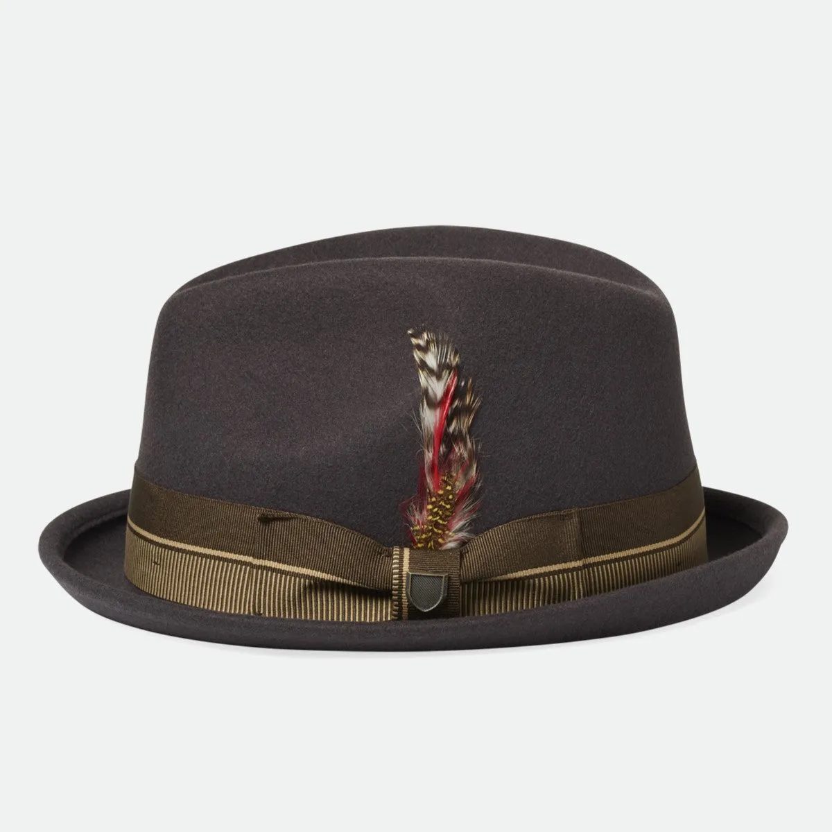 Brixton Gain Fedora 20th Anniversary Chocolate/Gold