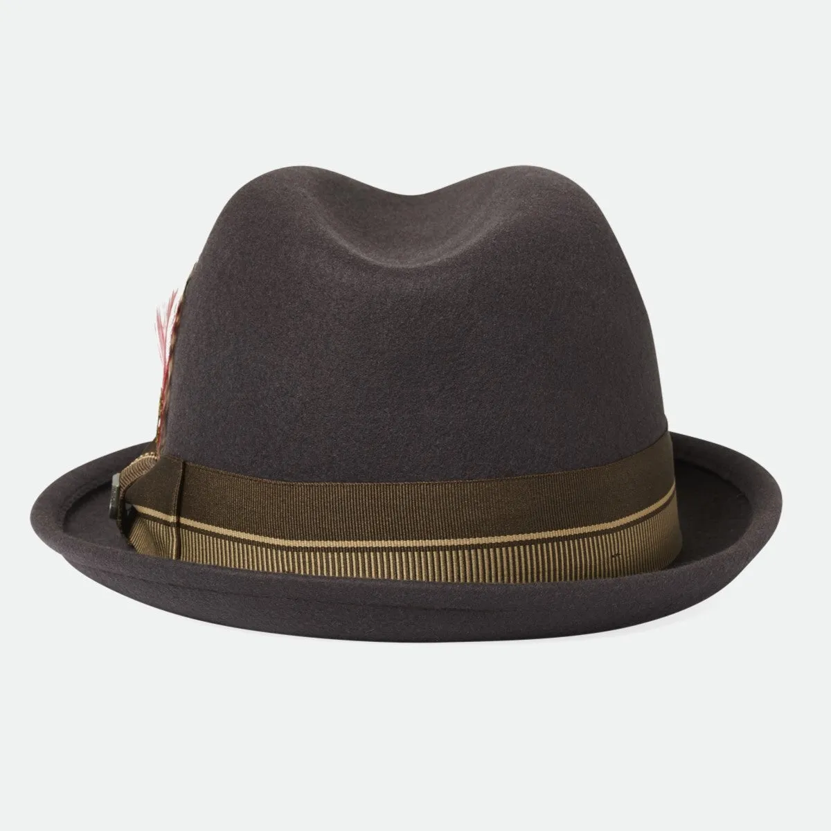 Brixton Gain Fedora 20th Anniversary Chocolate/Gold