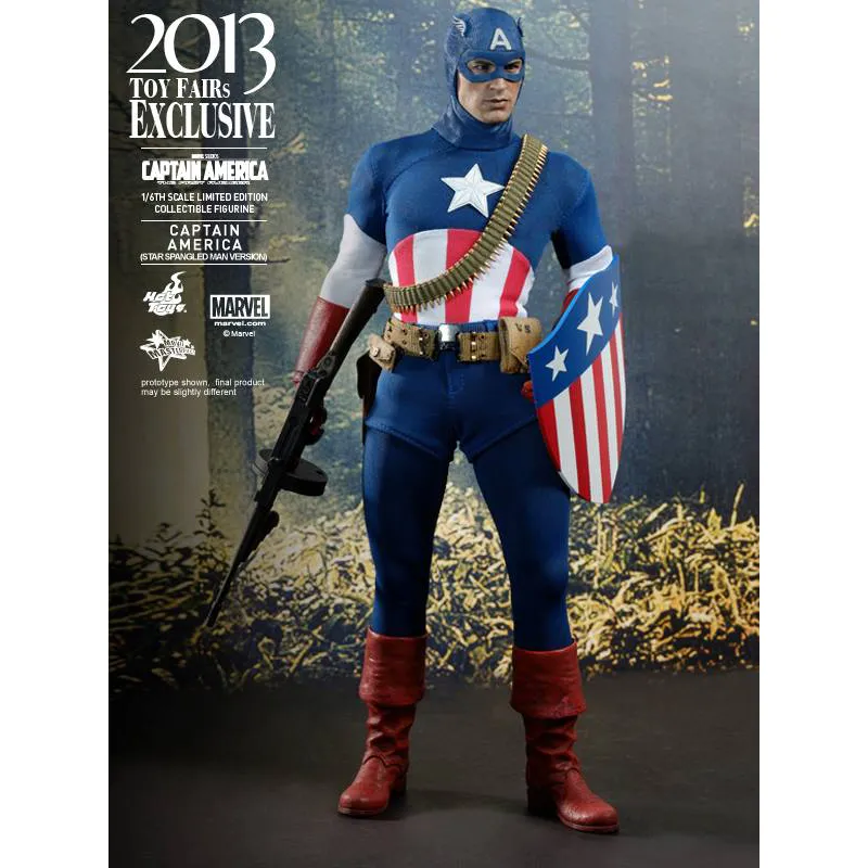 CAPTAIN AMERICA: EXCLUSIVE Captain America (Star Spangled Man Version) 1:6 Scale Figure