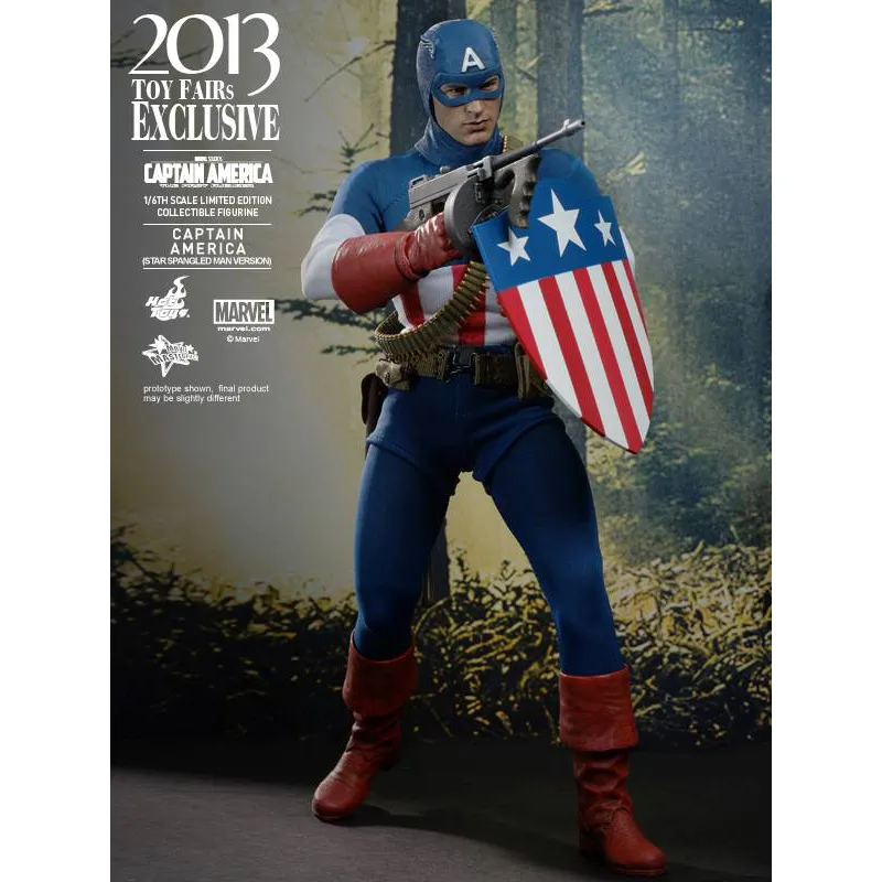 CAPTAIN AMERICA: EXCLUSIVE Captain America (Star Spangled Man Version) 1:6 Scale Figure