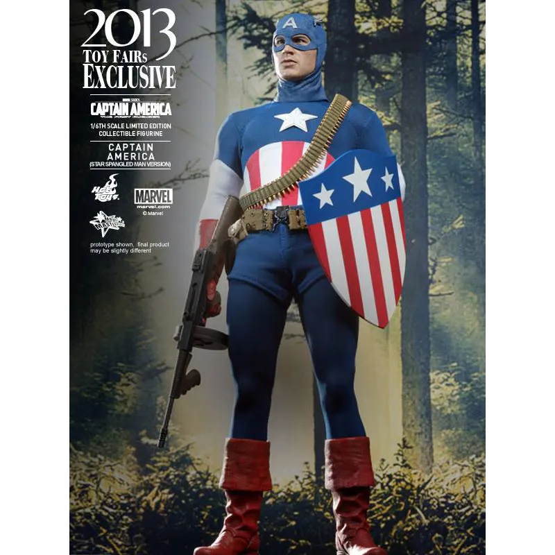 CAPTAIN AMERICA: EXCLUSIVE Captain America (Star Spangled Man Version) 1:6 Scale Figure