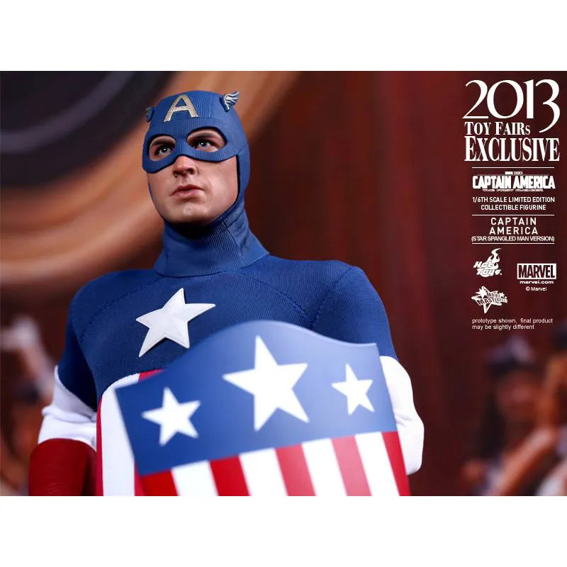 CAPTAIN AMERICA: EXCLUSIVE Captain America (Star Spangled Man Version) 1:6 Scale Figure