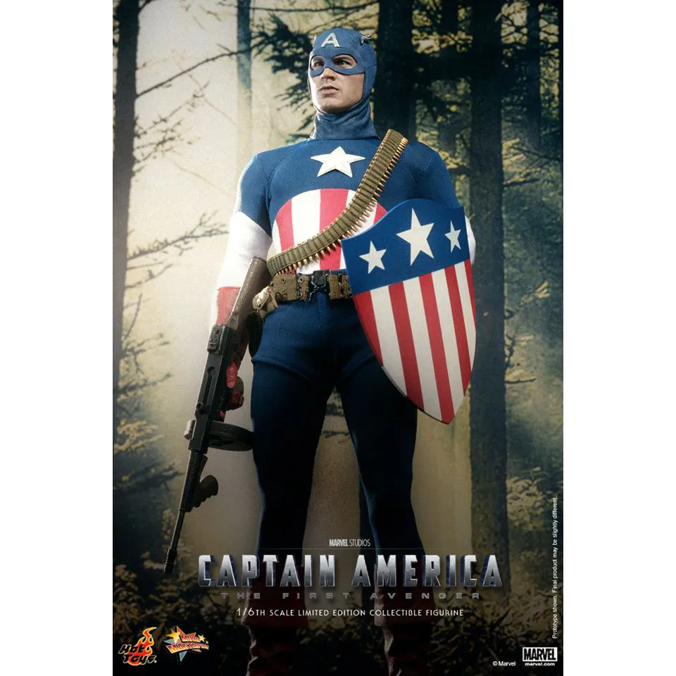 CAPTAIN AMERICA: EXCLUSIVE Captain America (Star Spangled Man Version) 1:6 Scale Figure