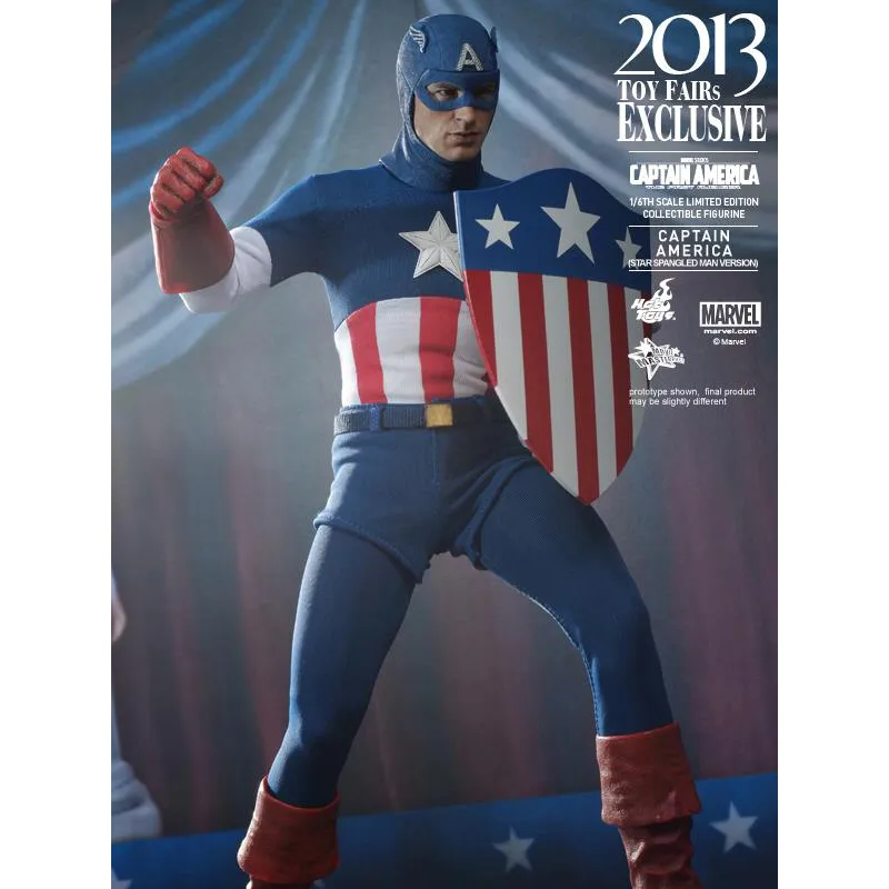 CAPTAIN AMERICA: EXCLUSIVE Captain America (Star Spangled Man Version) 1:6 Scale Figure