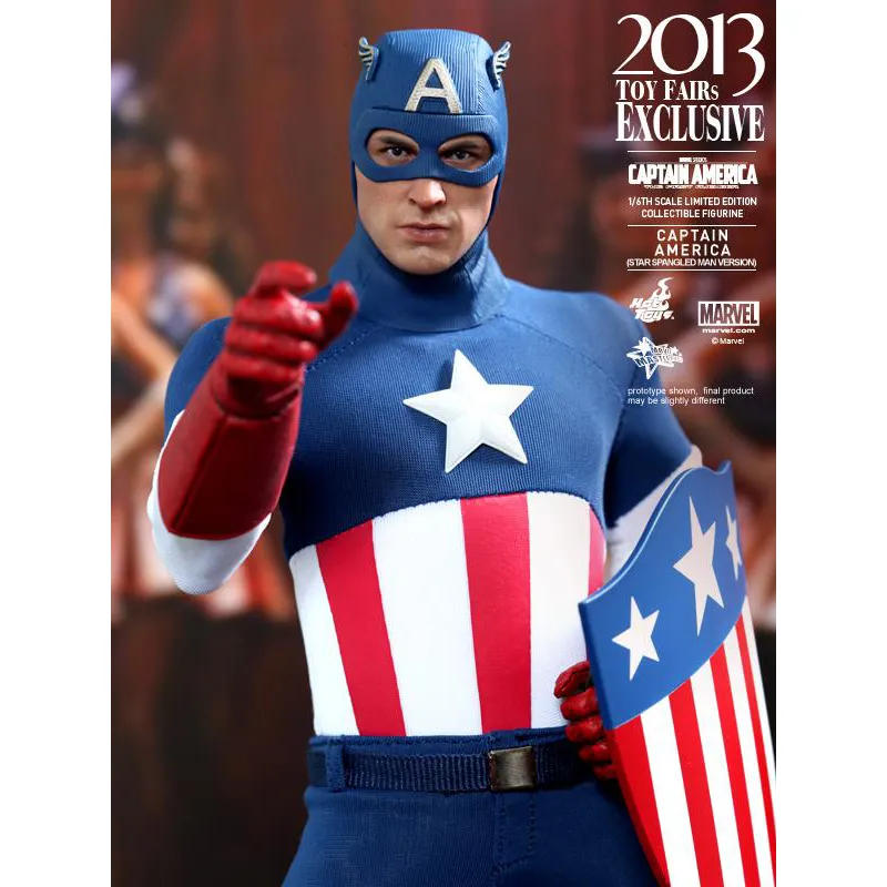 CAPTAIN AMERICA: EXCLUSIVE Captain America (Star Spangled Man Version) 1:6 Scale Figure