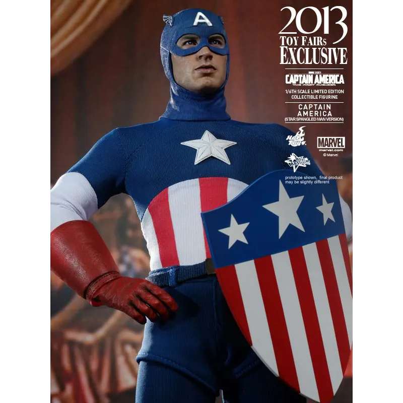 CAPTAIN AMERICA: EXCLUSIVE Captain America (Star Spangled Man Version) 1:6 Scale Figure