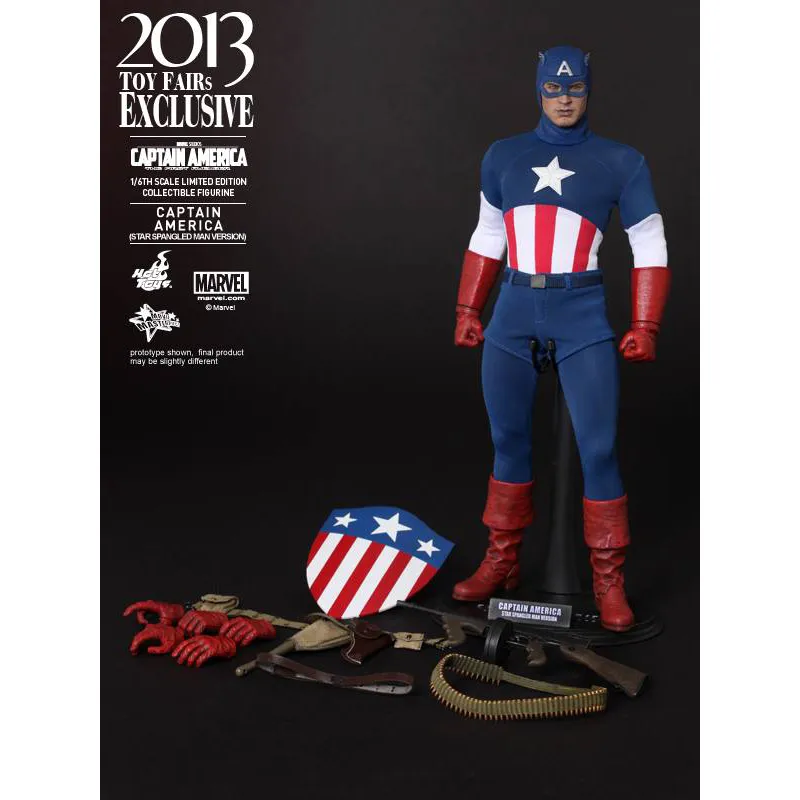 CAPTAIN AMERICA: EXCLUSIVE Captain America (Star Spangled Man Version) 1:6 Scale Figure