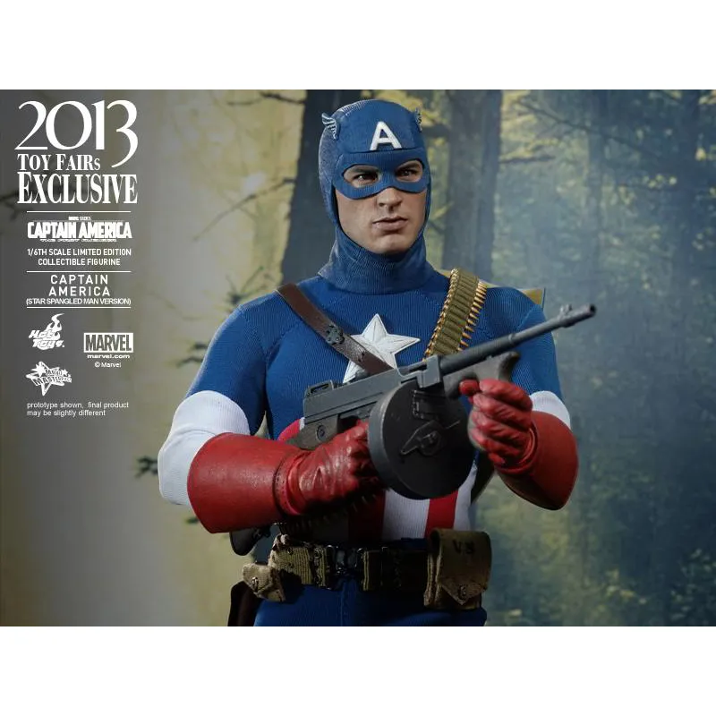 CAPTAIN AMERICA: EXCLUSIVE Captain America (Star Spangled Man Version) 1:6 Scale Figure