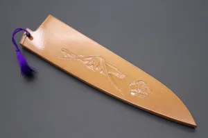 Custom Handmade Carved Wooden Saya for Gyuto 210mm (Mt. Fuji, WS-210-2)