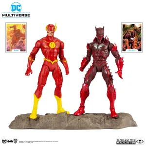 DC Multiverse Earth-52 Batman (Red Death) vs The Flash 7" Inch Action Figure 2-Pack - McFarlane Toys