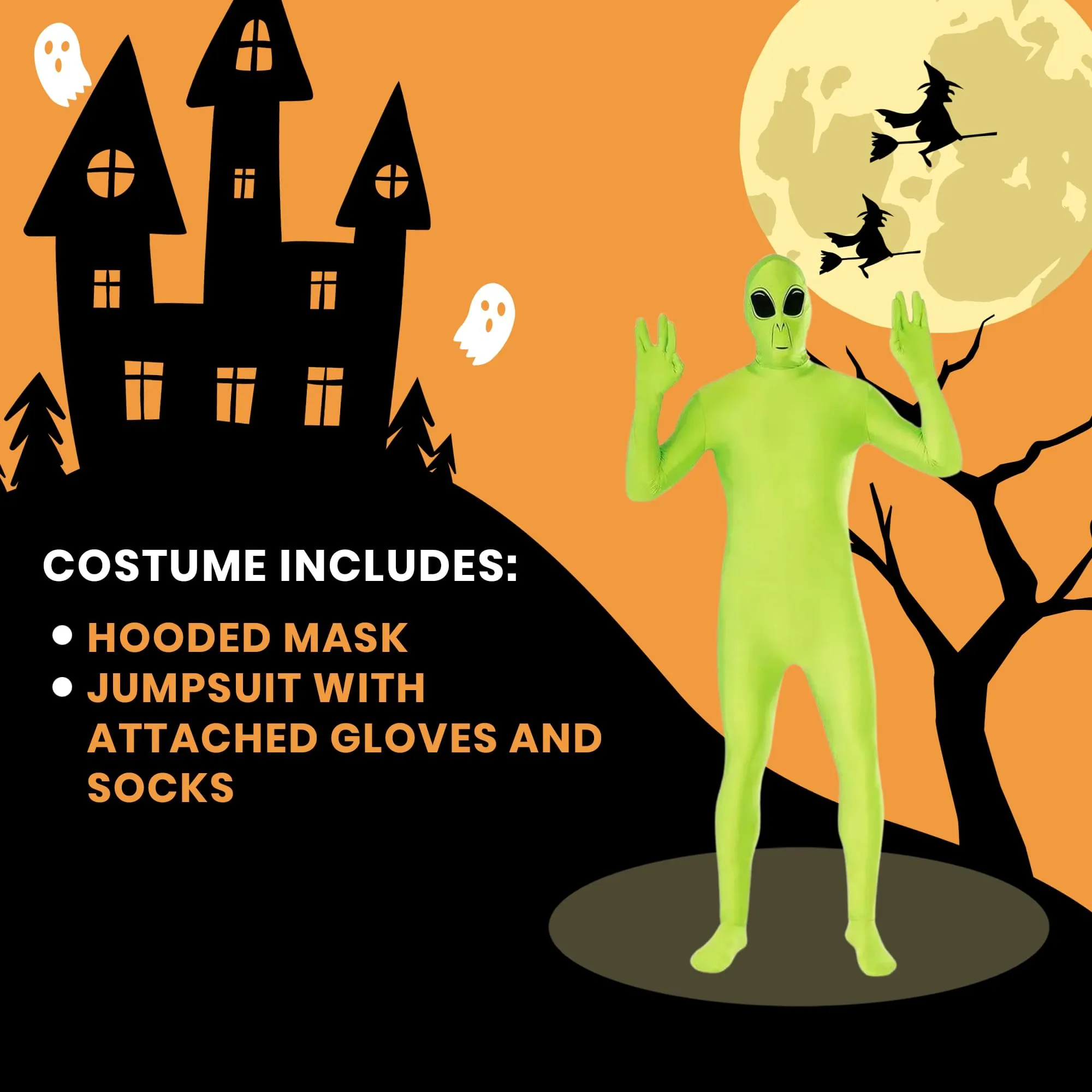 Disappearing Man Alien Adult Costume