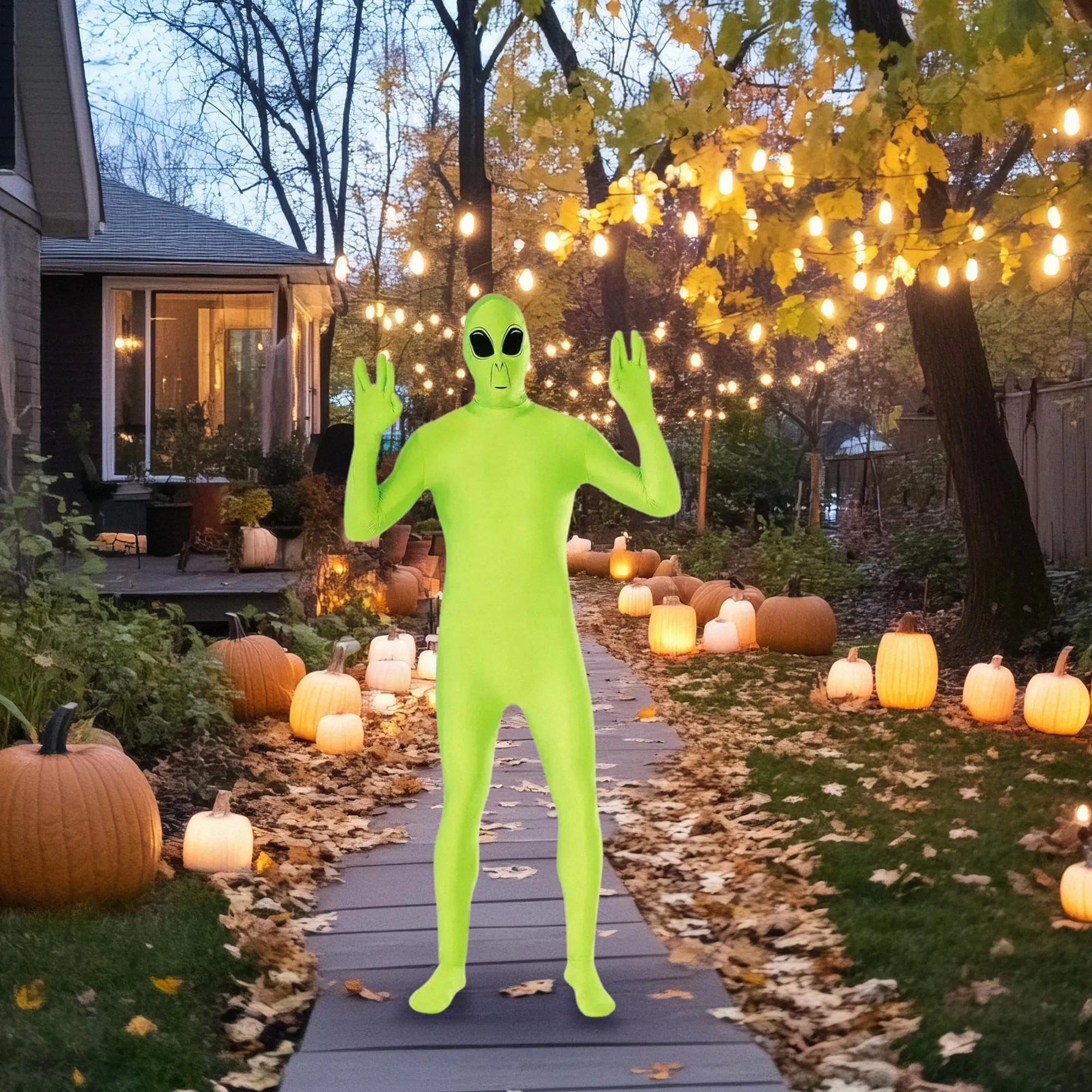 Disappearing Man Alien Adult Costume