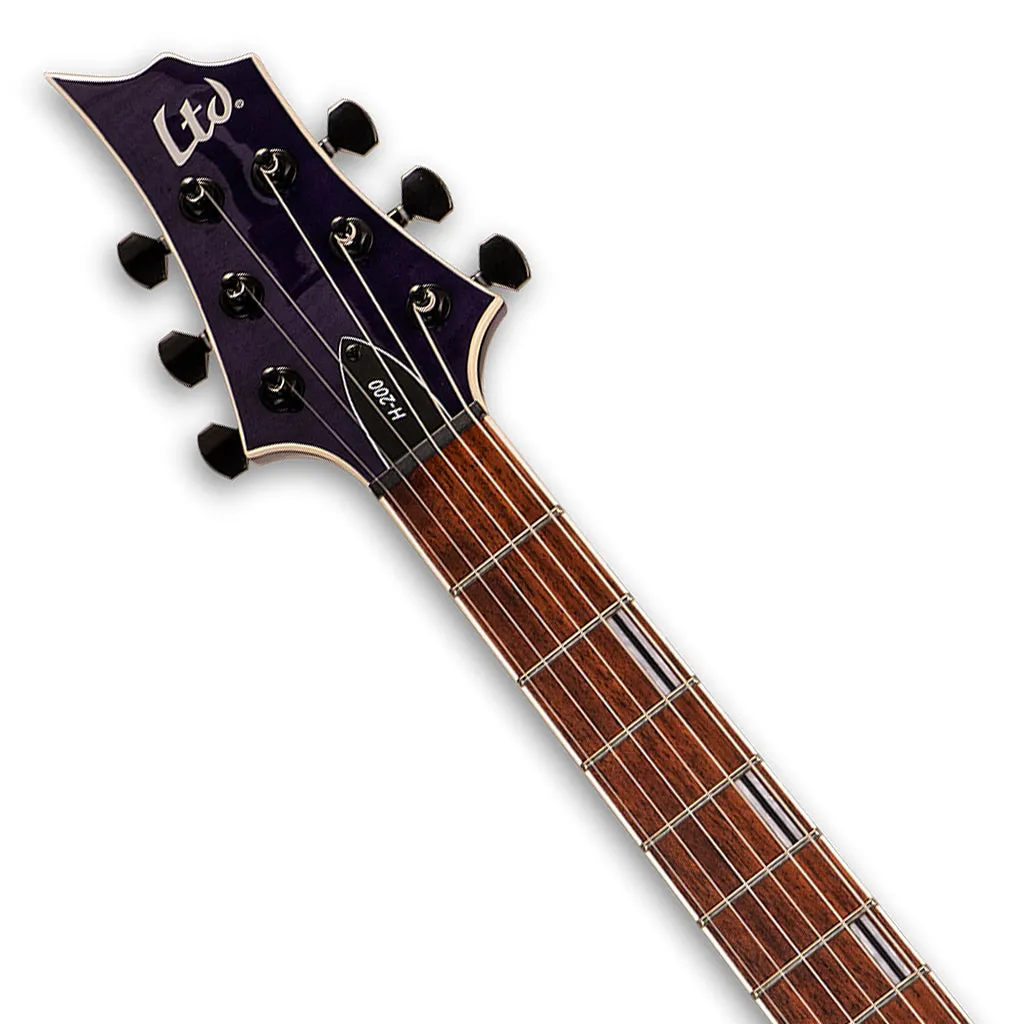 ESP LTD H200 Left Handed See Through Purple