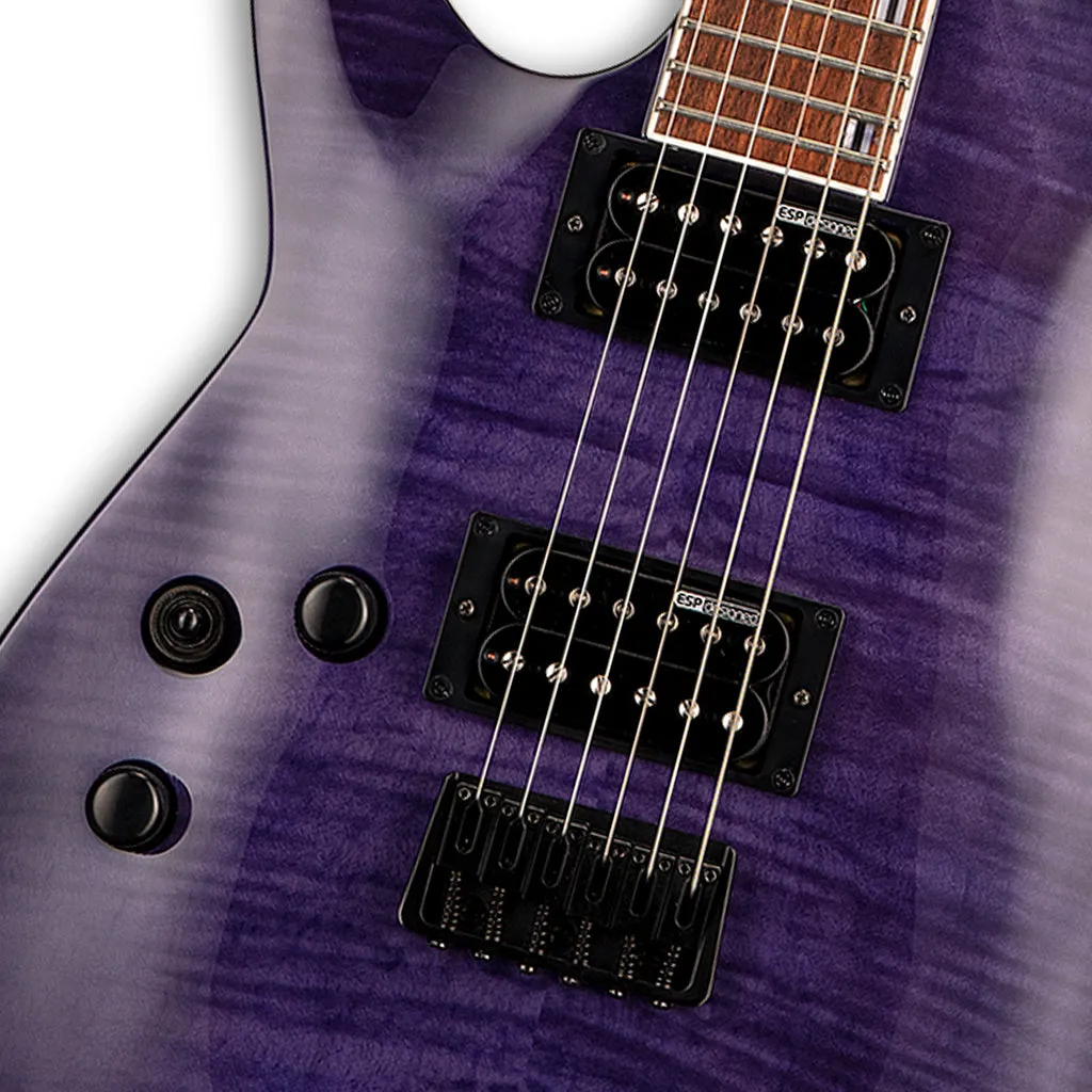 ESP LTD H200 Left Handed See Through Purple