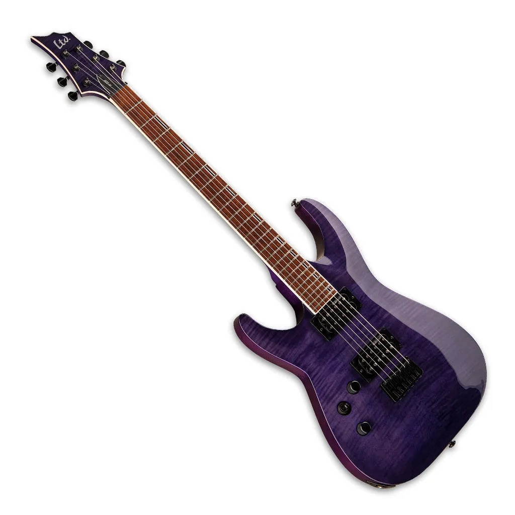 ESP LTD H200 Left Handed See Through Purple