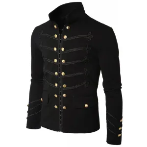 Gothic Military Napoleon Hook Jacket