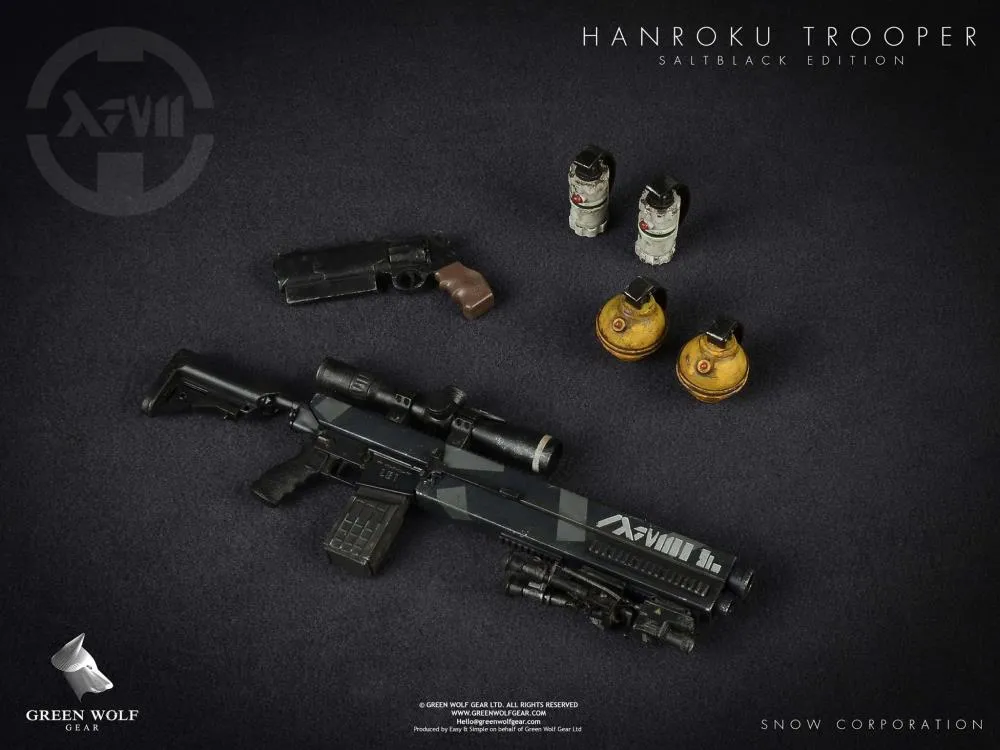 GREEN WOLF GEAR - 13 PROJECT - HANROKU TROOPER SALT BLACK EDITION 1/6 (REGULAR)