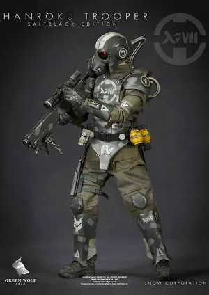 GREEN WOLF GEAR - 13 PROJECT - HANROKU TROOPER SALT BLACK EDITION 1/6 (REGULAR)