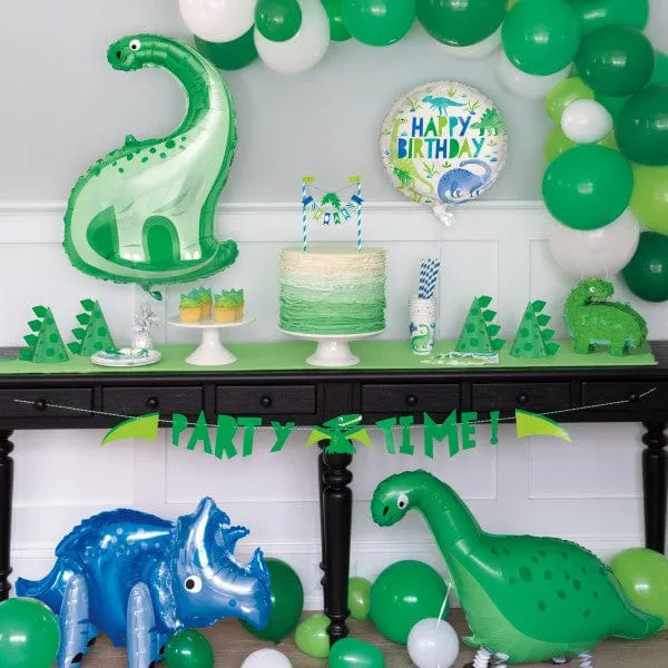 Happy Birthday Dinosaur 18inch Foil Balloon