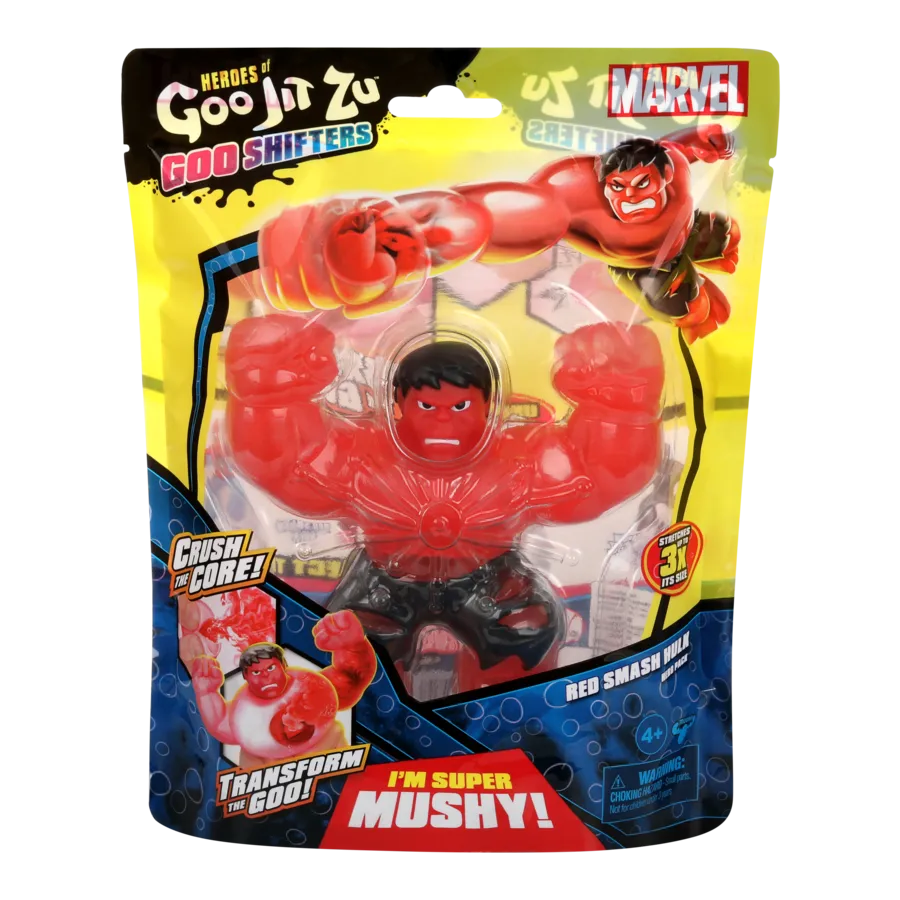 Heroes Of Goo Jit Zu Marvel S7 - Red Smash Hulk Goo Shifter