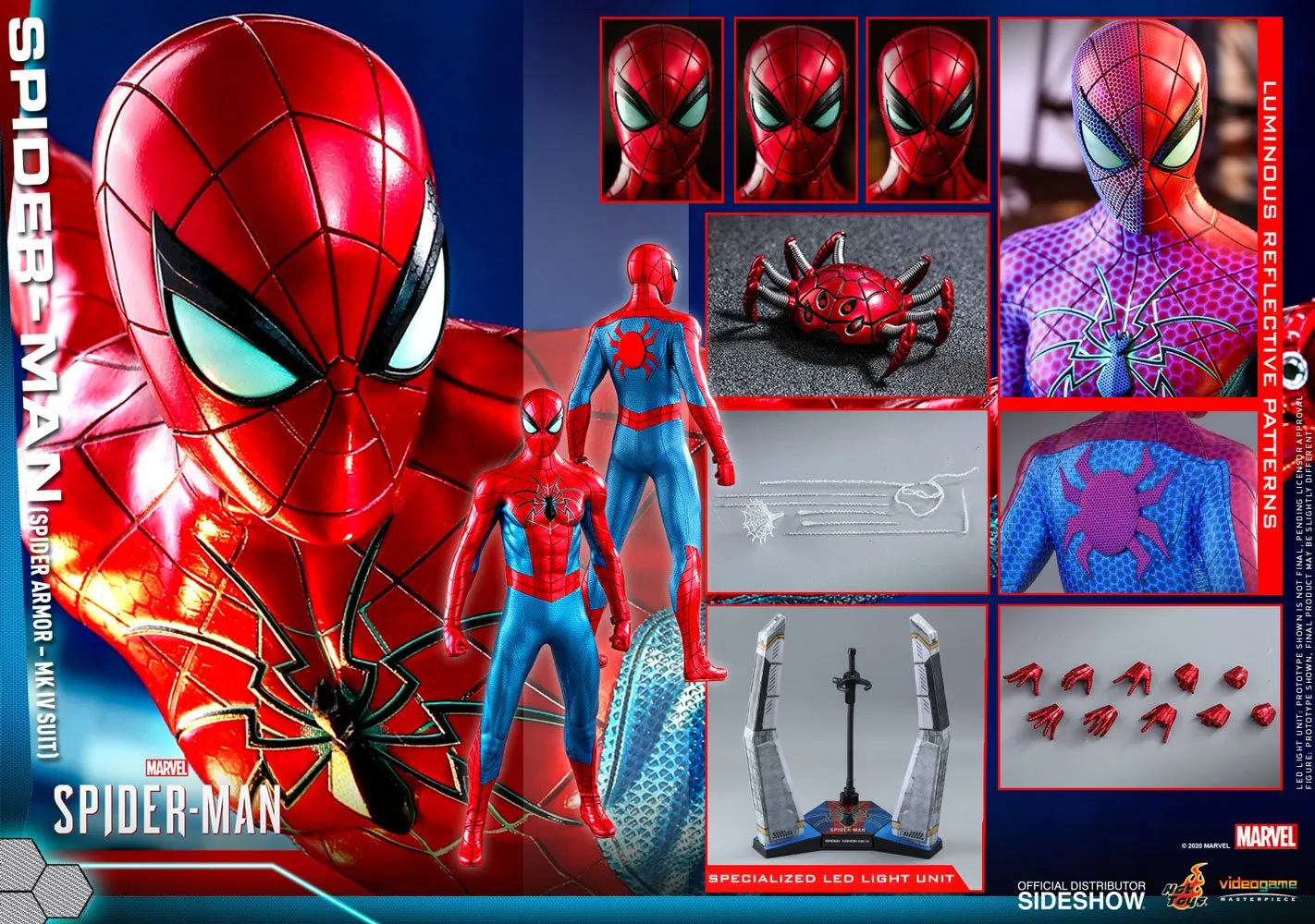 Hot Toys - 1/6 Scale Figure - Spider-Man (Spider-Armor MK IV Suit)