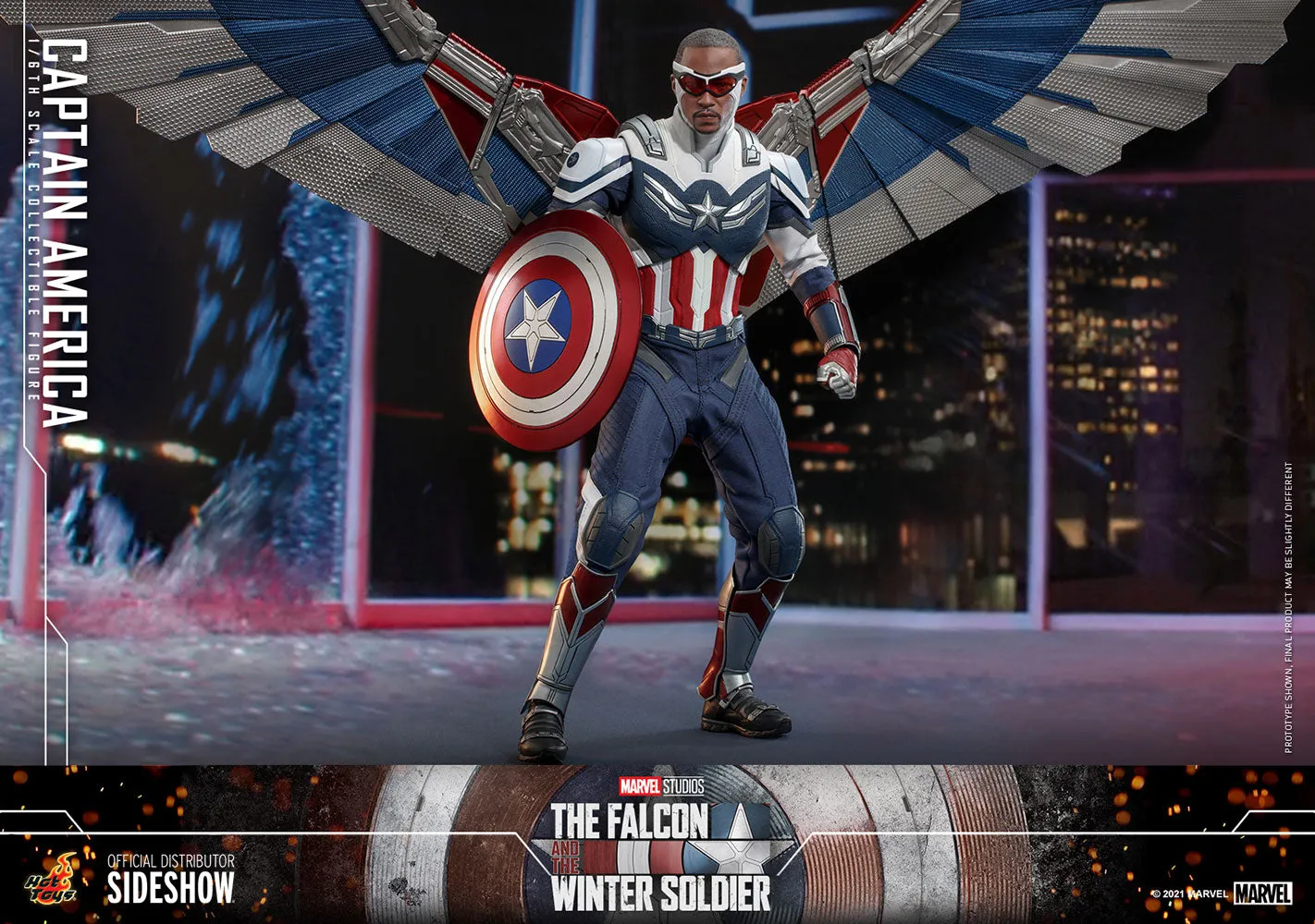 Hot Toys - Captain America Sixth Scale Figure (The Falcon and the Winter Soldier)