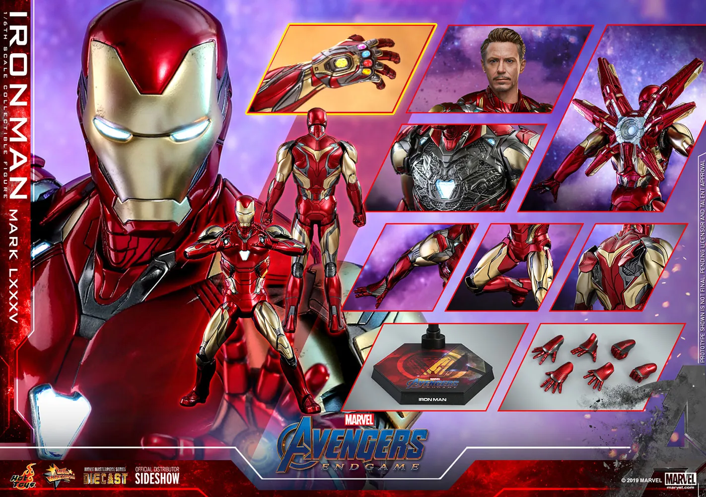 Hot Toys Movie Masterpiece 1/6 Scale Figure - Avengers: Endgame - Iron Man Mark LXXXV