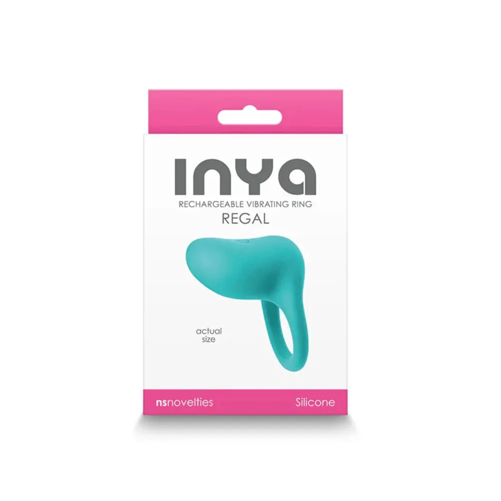 Inya ''Regal'' Vibrating Cock Ring -Teal