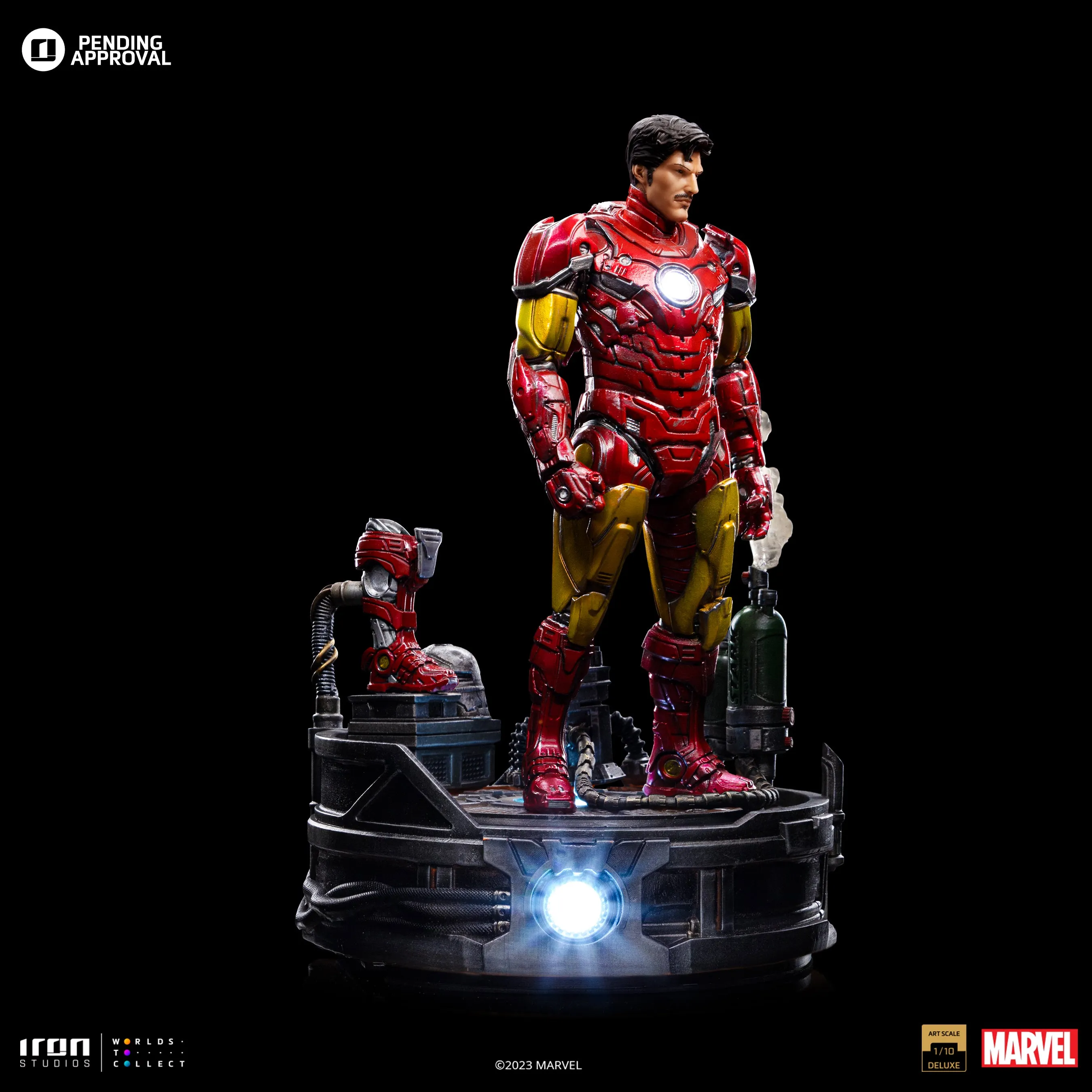 Iron Man Unleashed Statue by Iron Studios