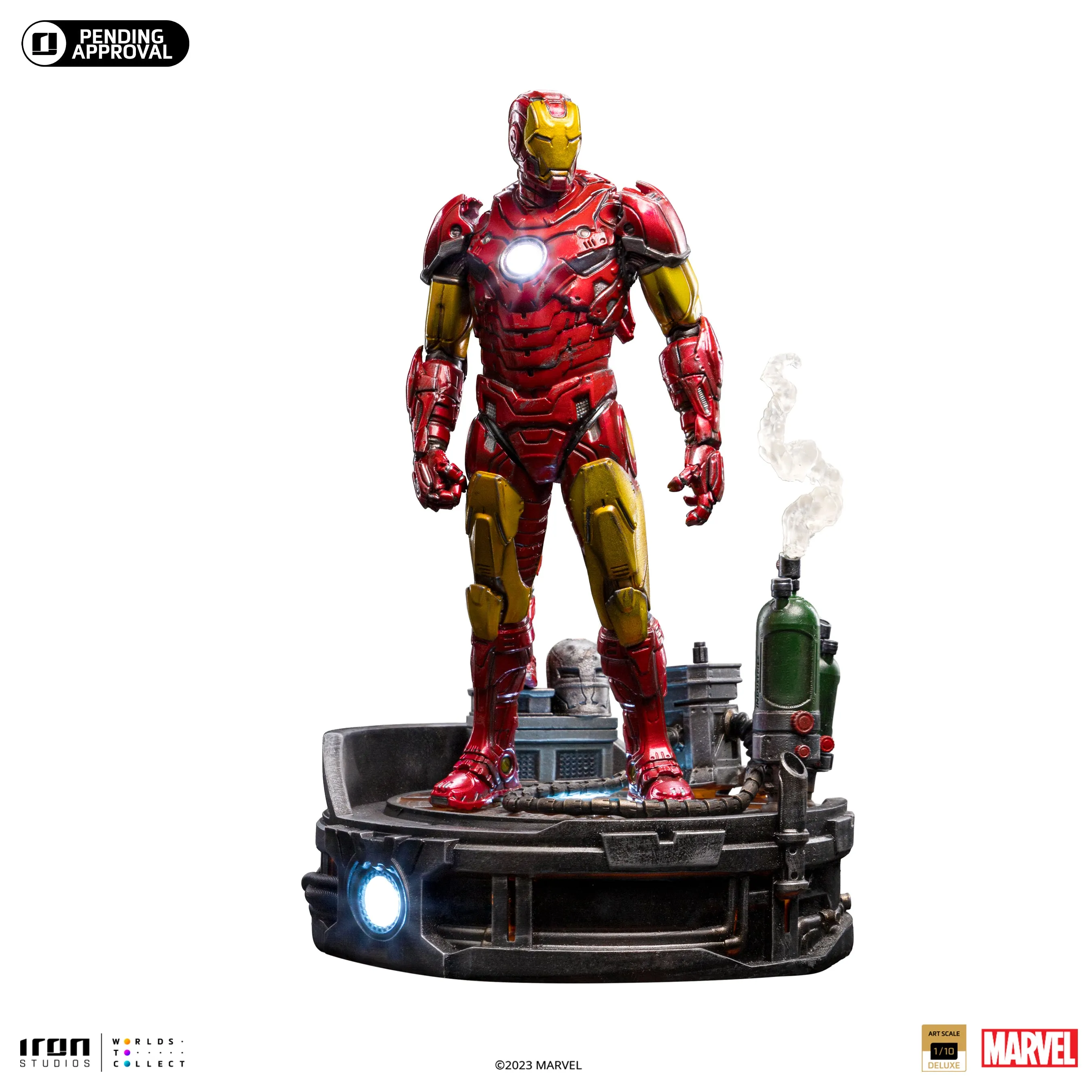 Iron Man Unleashed Statue by Iron Studios