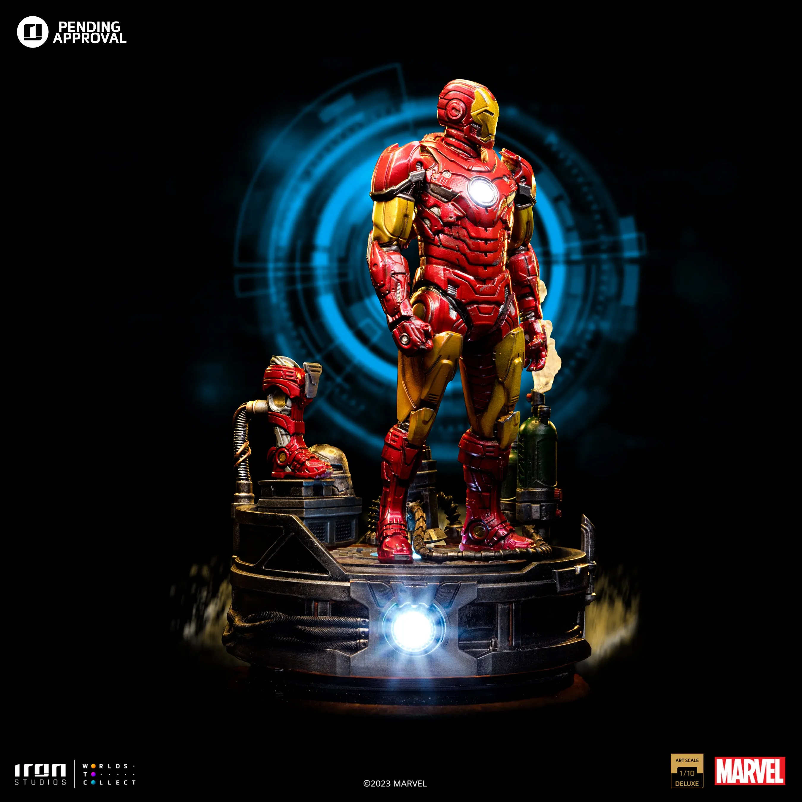 Iron Man Unleashed Statue by Iron Studios