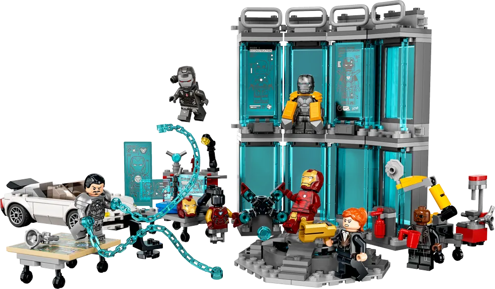 LEGO Marvel: Iron Man Armory - The Infinity Saga 76216