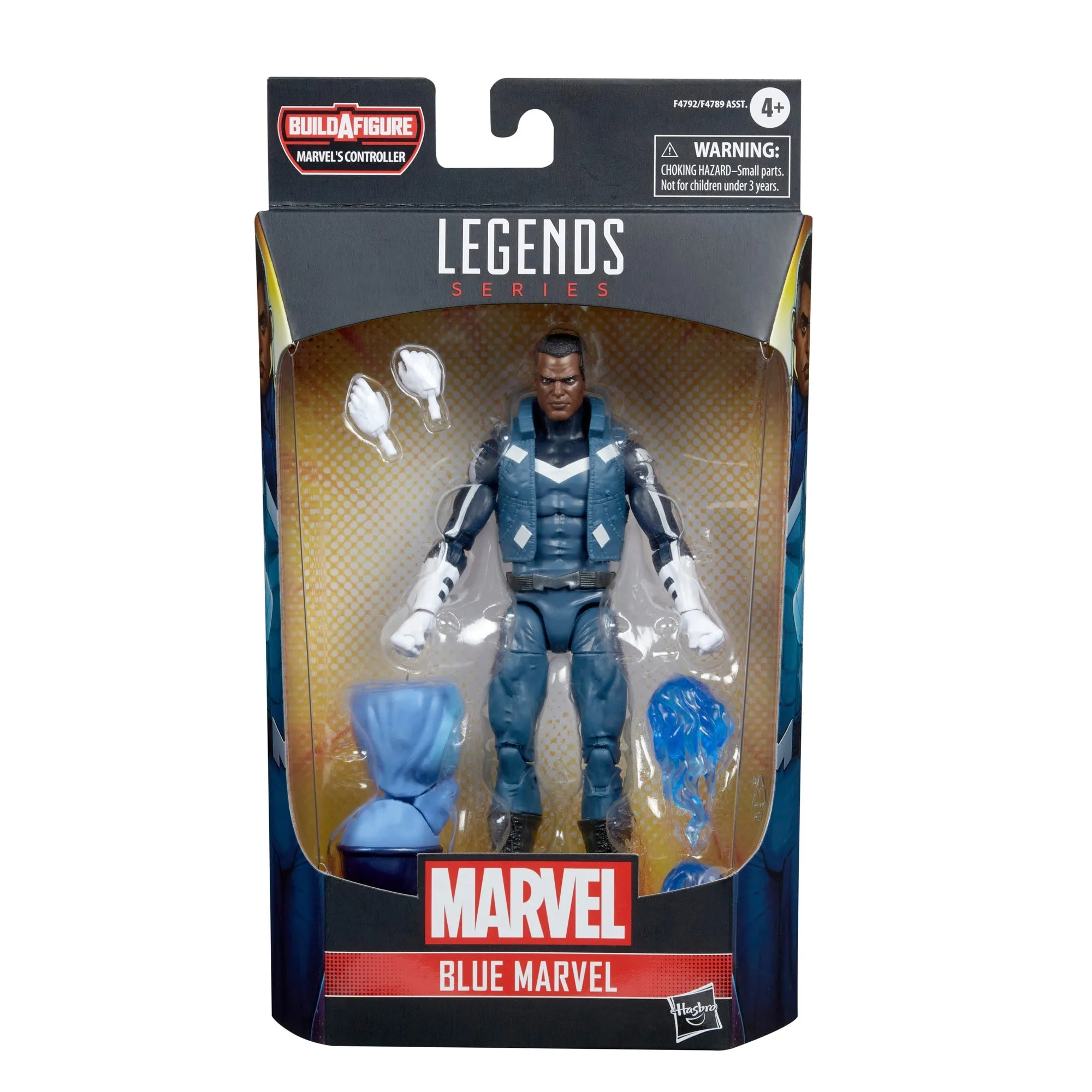 Marvel Legends Avengers Comic Series - Controller BAF - Blue Marvel Action Figure (F4792) LOW STOCK