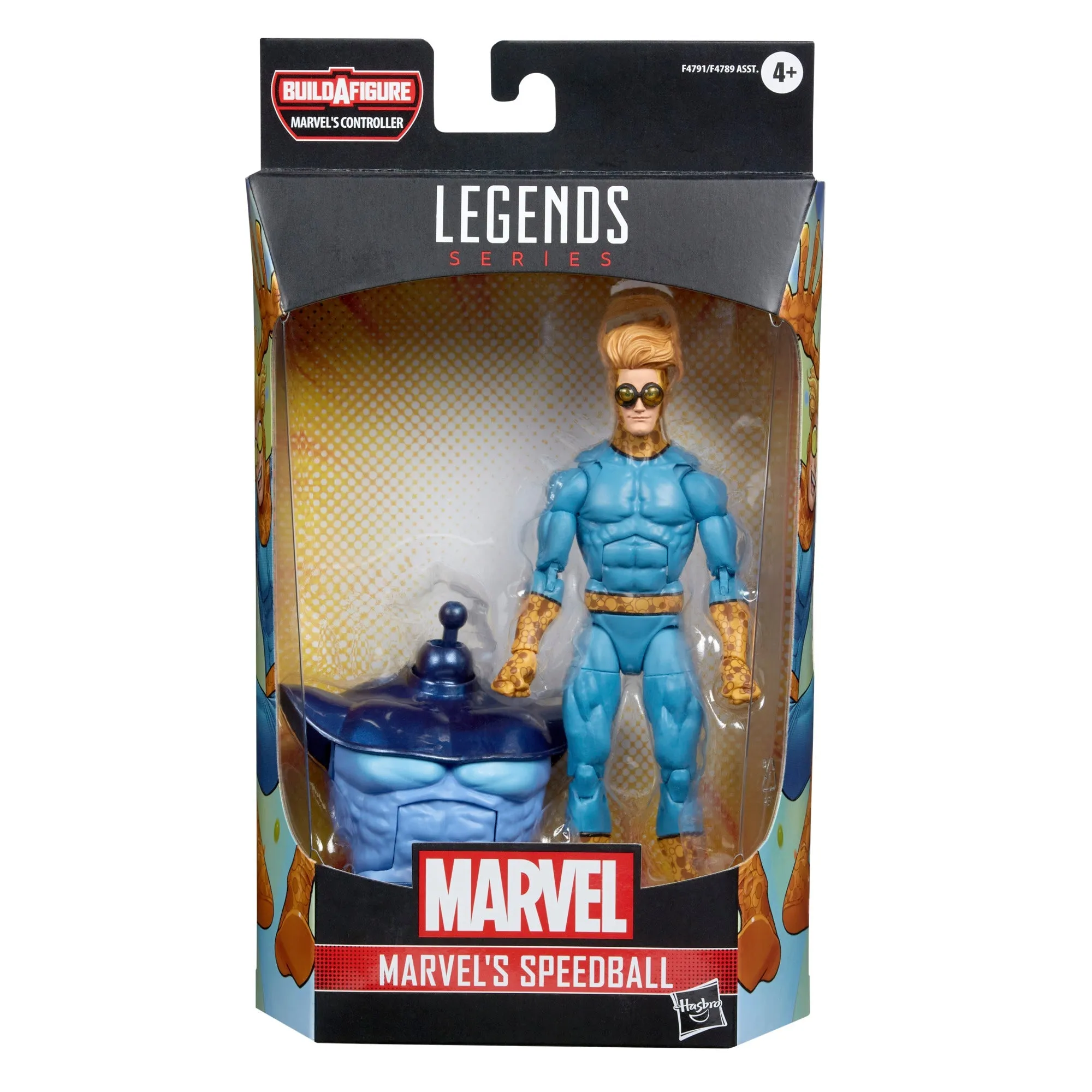 Marvel Legends Avengers Comic Series - Controller BAF - Speedball Action Figure (F4791) LOW STOCK