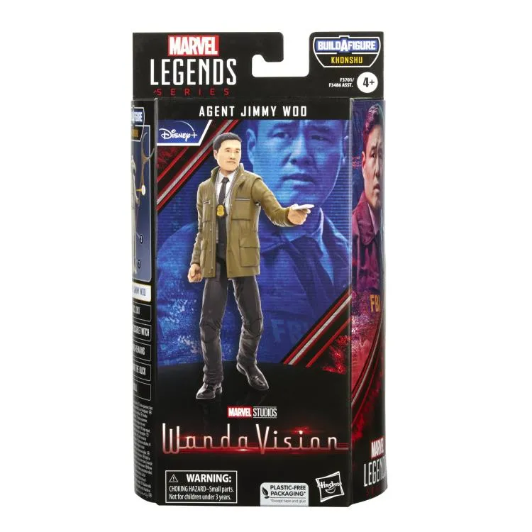 Marvel Legends Disney  Wave 1 Agent Jimmy Woo (BAF Khonshu) Action Figure