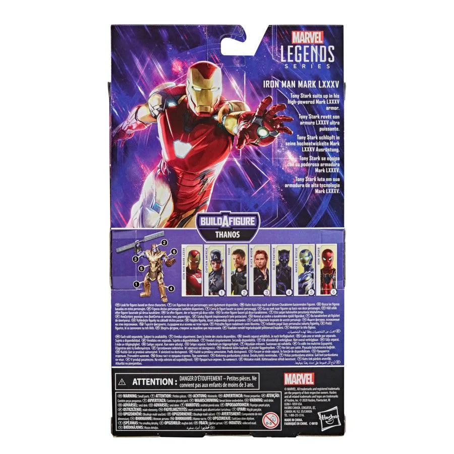 Marvel Legends Series Avengers 6-inch Collectible Action Figure Toy Iron Man Mark LXXXV, Premium Design and 4 Accessories