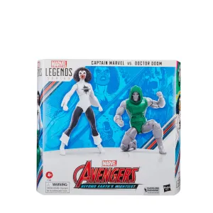 Marvel Legends Series - Avengers 60th Anniversary - Captain Marvel vs. Doctor Doom Action Figure (F7086) LOW STOCK