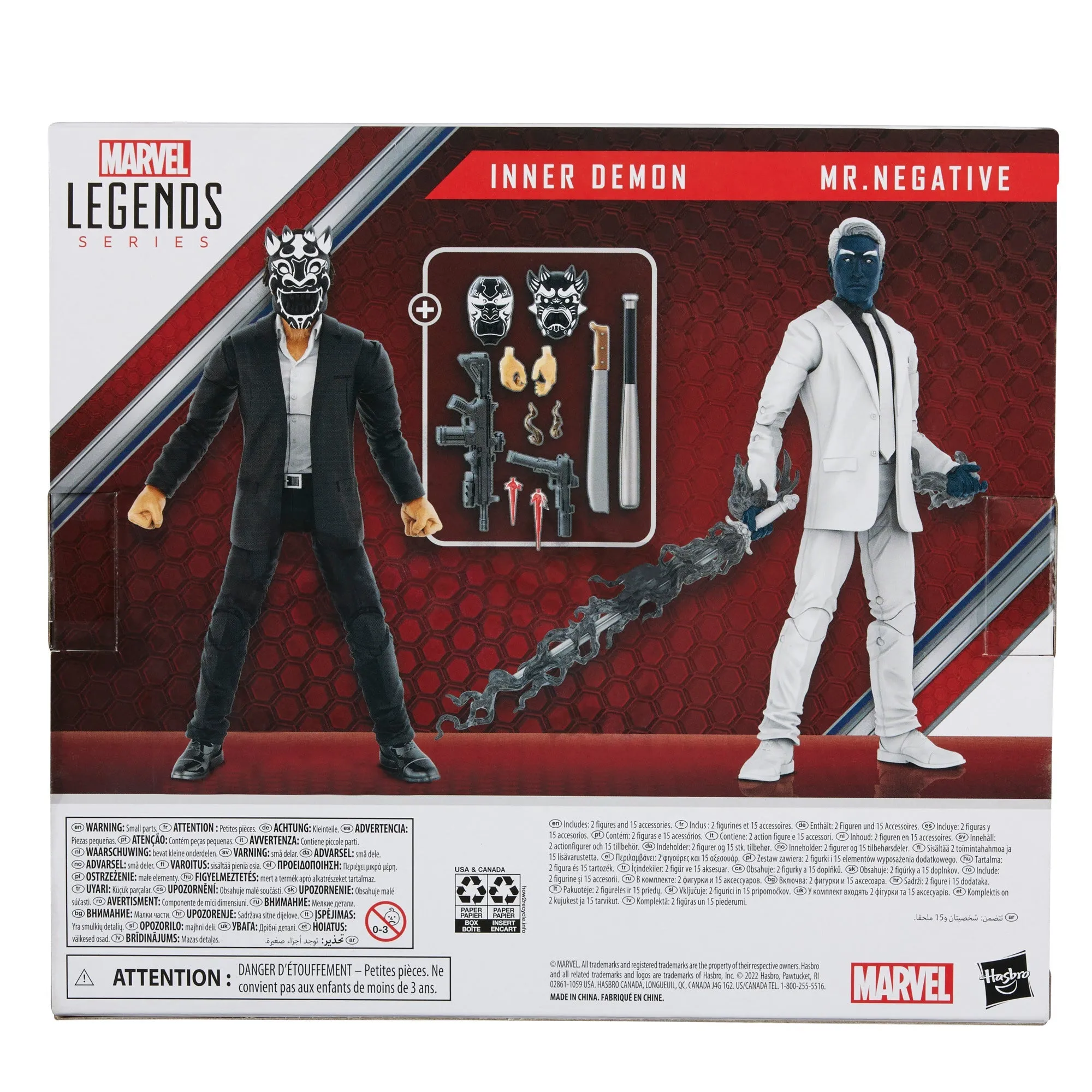 Marvel Legends Series Marvel Gamerverse Inner Demon and Mr. Negative