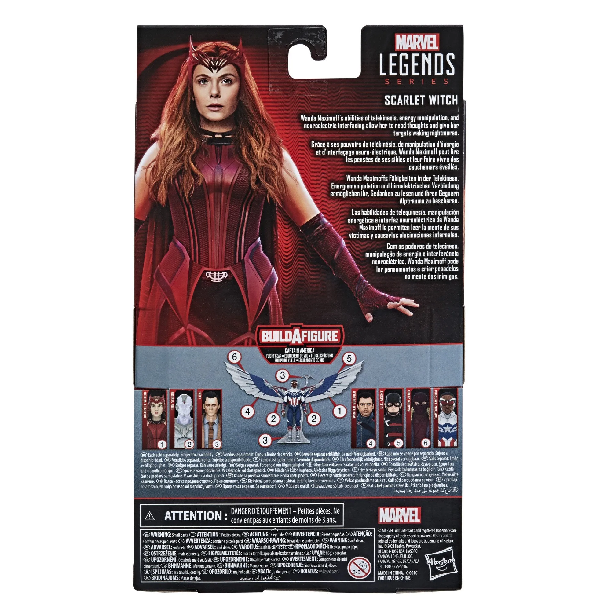 Marvel Legends WandaVision - Scarlet Witch Action Figure, 6 Inch