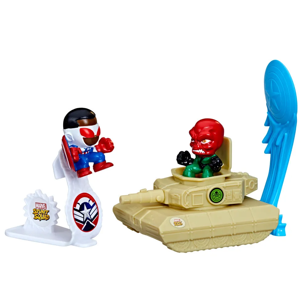 Marvel Stunt Squad Captain America Vs Red Skull Figure Set