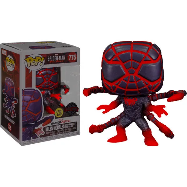 Marvels Spider-Man: Miles Morales - Programmable Matter Suit Glow US Exclusive Pop! Vinyl